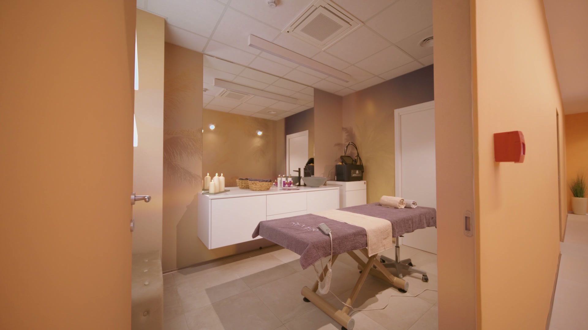 La sala massaggi della Medical Spa a Spoleto